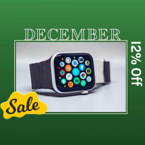 Smartwatch on sale with December promotion