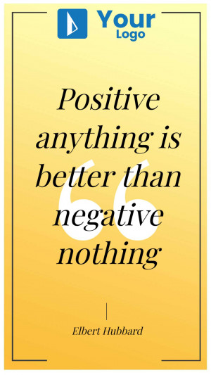 Motivational quote graphic with yellow background