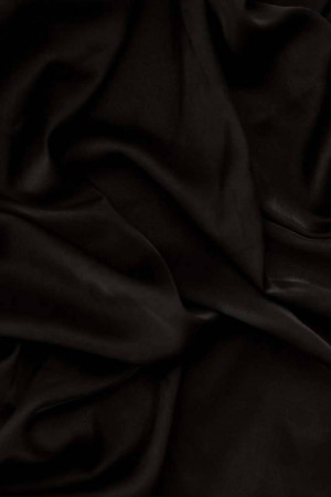 Close-up of dark black velvet texture