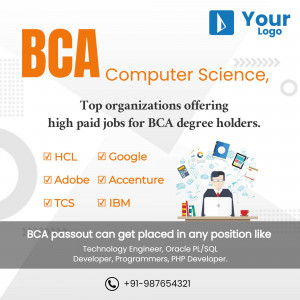BCA Computer Science degree with top companies offering jobs