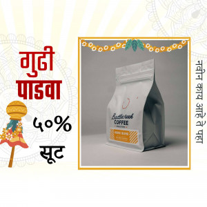 Gudi Padwa coffee bag promotion with 40% off