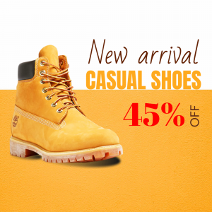 Yellow Timberland boots on sale with 45% off