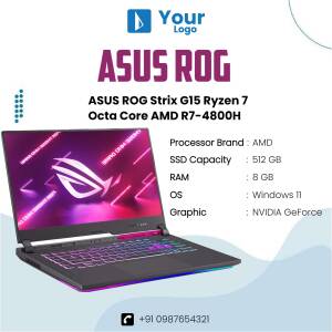 ASUS ROG Strix G15 Ryzen 7 Gaming Laptop Promotional Banner For Facebook