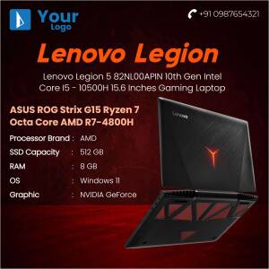 Lenovo Legion Gaming Laptop Advertisement Flyer For Google Business Profile