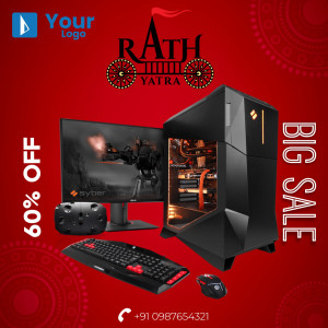 Gaming PC with accessories on sale for Rath Yatra