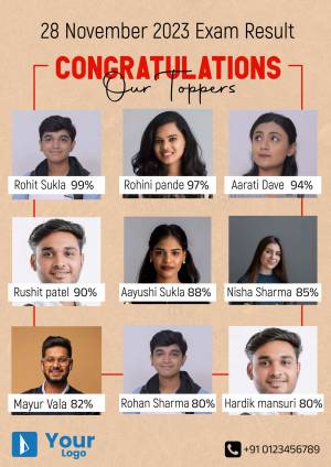 8500+ Our toppers a4 Images & Videos | Our toppers a4 Poster Maker - 2025