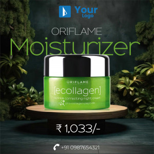 Oriflame Ecollagen Wrinkle Correcting Night Cream product advertisement