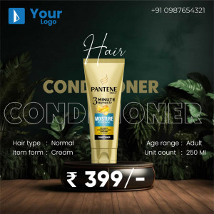 Pantene 3 Minute Moisture Conditioner product shot with price