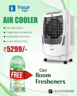 Symphony air cooler with free room freshener offer