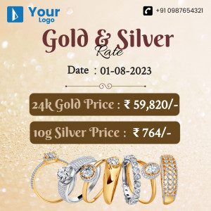 Gold and Silver Rate Update for August 1st, 2023