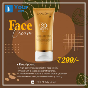 Image of Lancôme Soleil Bronzer face cream with SPF 30