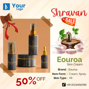 Eouroa Skin Cream Sale Promotion with 50% Off