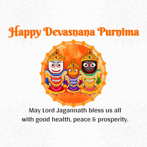 Devasnana Purnima greeting with Lord Jagannath images