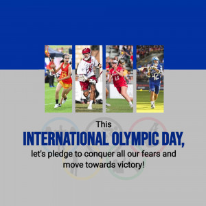 Collage of athletes celebrating International Olympic Day