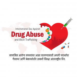 International Day Against Drug Abuse and Illicit Trafficking Template