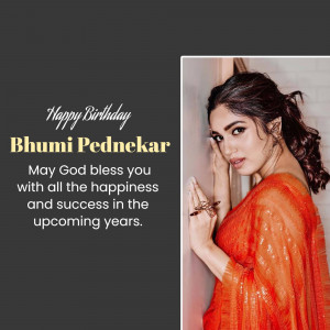 Birthday wish for Bhumi Pednekar
