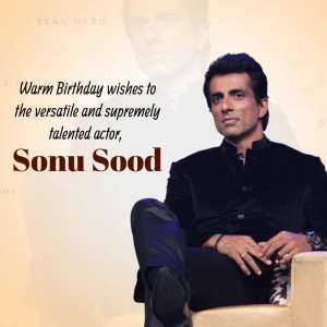 Sonu Sood birthday greeting image