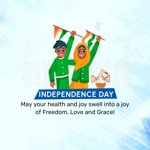 Happy Independence Day Marketing Image For LinkedIn