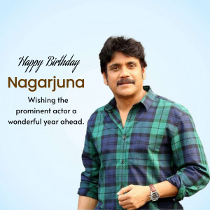 Nagarjuna Akkineni birthday wish image