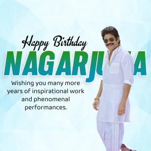 Birthday greeting for actor Nagarjuna