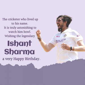 Ishant Sharma celebrating his birthday