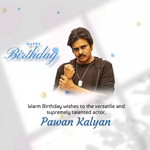 Pawan Kalyan birthday greeting image