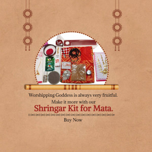 Shringar Kit for Mata with puja items and jewelry