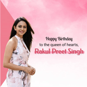 Rakul Preet Singh birthday greeting image