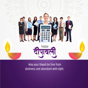 Happy Diwali - Business & Finance Social Media Post For LinkedIn