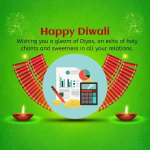 Happy Diwali - Business Wishes Image For WhatsApp