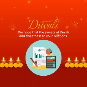 Happy Diwali - Business Wishes Poster For Google Business Profile