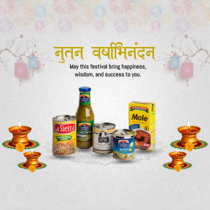 La Sierra products with festive Diwali decorations