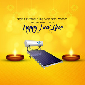 APL Solar Water Heater New Year Greeting
