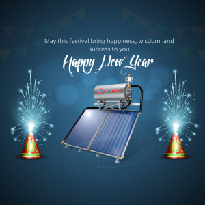Rakson Solar Water Heater New Year Greeting