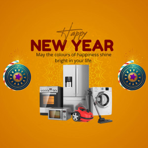 New Year promotion featuring home appliances