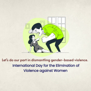 Illustration depicting a man yelling at a woman, symbolizing gender-based violence.