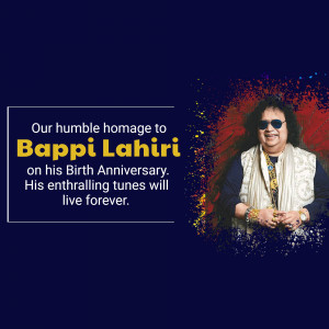 Tribute post for Bappi Lahiri on his birth anniversary