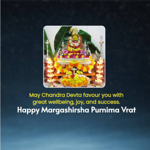 Margashirsha Purnima Vrat event post