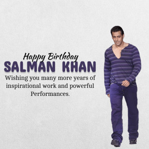 Salman Khan birthday wish image