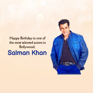 Salman Khan birthday wish image