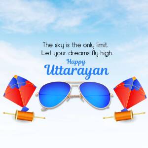 Happy Uttarayan - Kite Festival Artwork For Google Business Profile