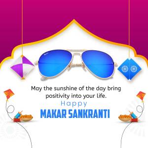 Happy Makar Sankranti Design For Telegram