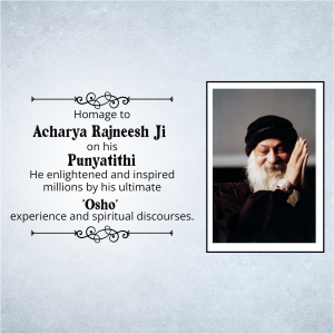 Acharya Rajneesh Punyatithi Template