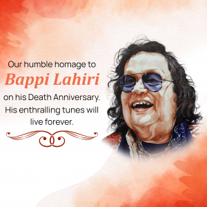 Bappi Lahiri Punyatithi Template