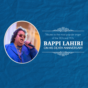 Bappi Lahiri Punyatithi Template