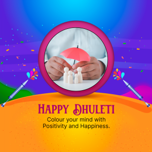 Image depicting protection and positivity for Dhulleti festival