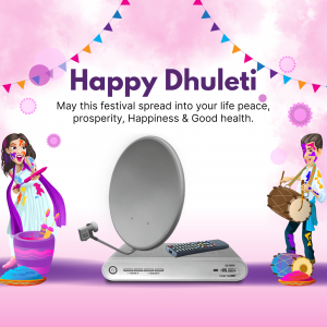 Dish TV Happy Dhuleti Festival Greeting