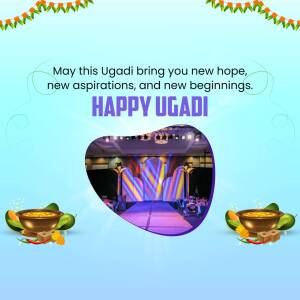 Happy Ugadi Wishes Flyer For Instagram