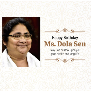 Dola Sen Birthday festival post