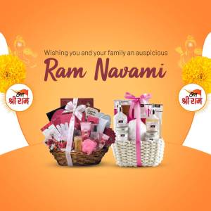 Ram Navami Gift Baskets Business Poster For Facebook